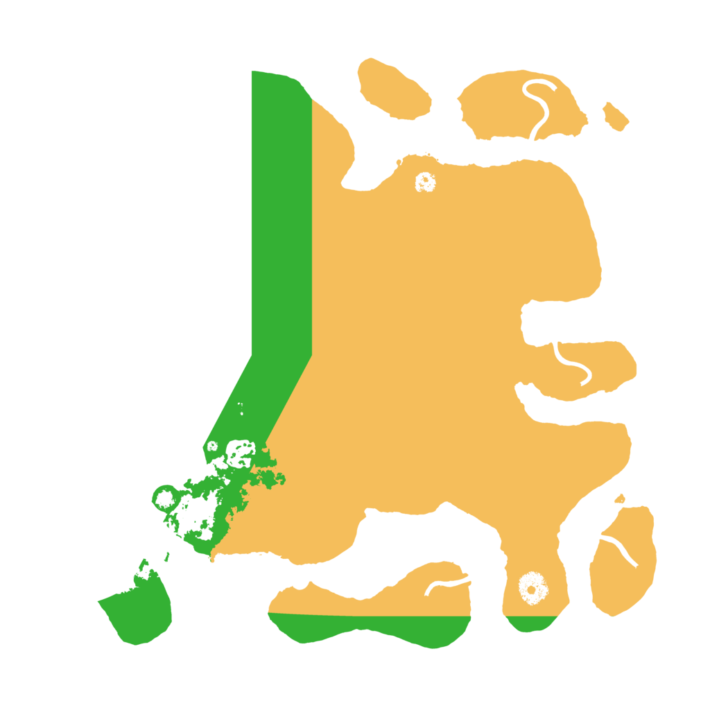 Biome Rust Map: Procedural Map, Size: 3500, Seed: 75866336