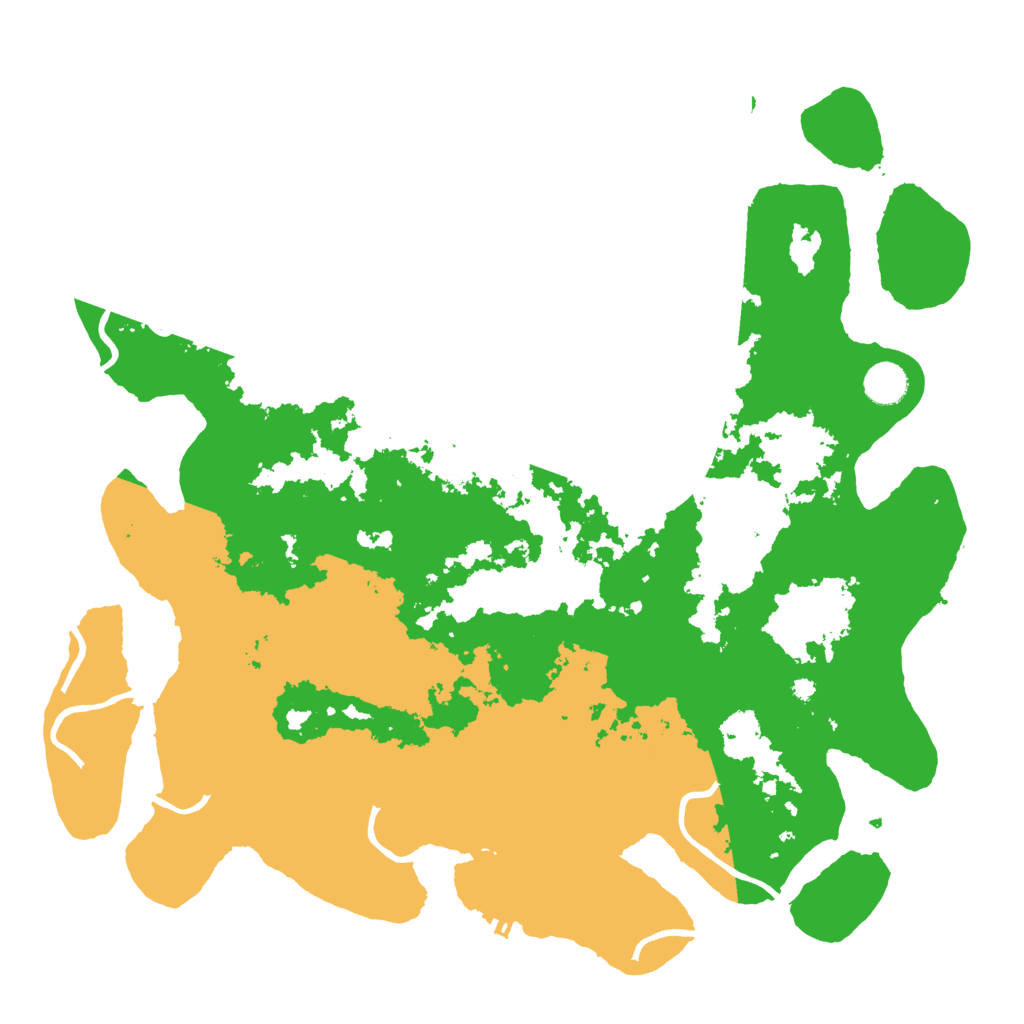 Biome Rust Map: Procedural Map, Size: 4200, Seed: 834552217