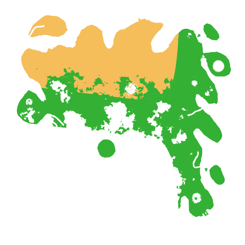 Biome Rust Map: Procedural Map, Size: 3800, Seed: 45627542