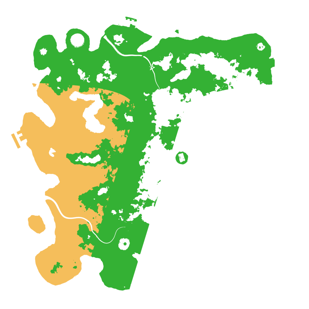 Biome Rust Map: Procedural Map, Size: 4000, Seed: 54664568