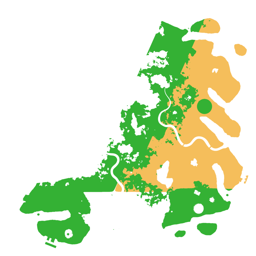 Biome Rust Map: Procedural Map, Size: 4500, Seed: 1672589708