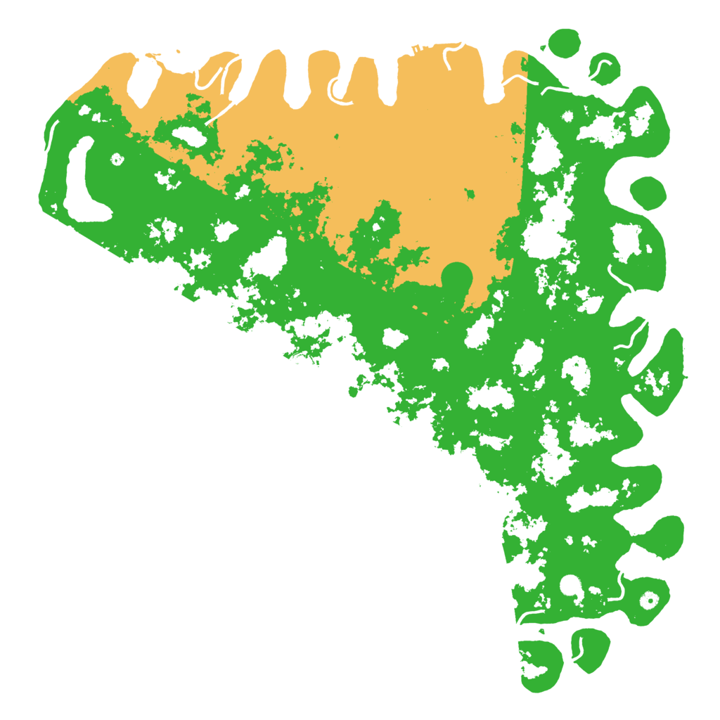 Biome Rust Map: Procedural Map, Size: 6000, Seed: 6515432