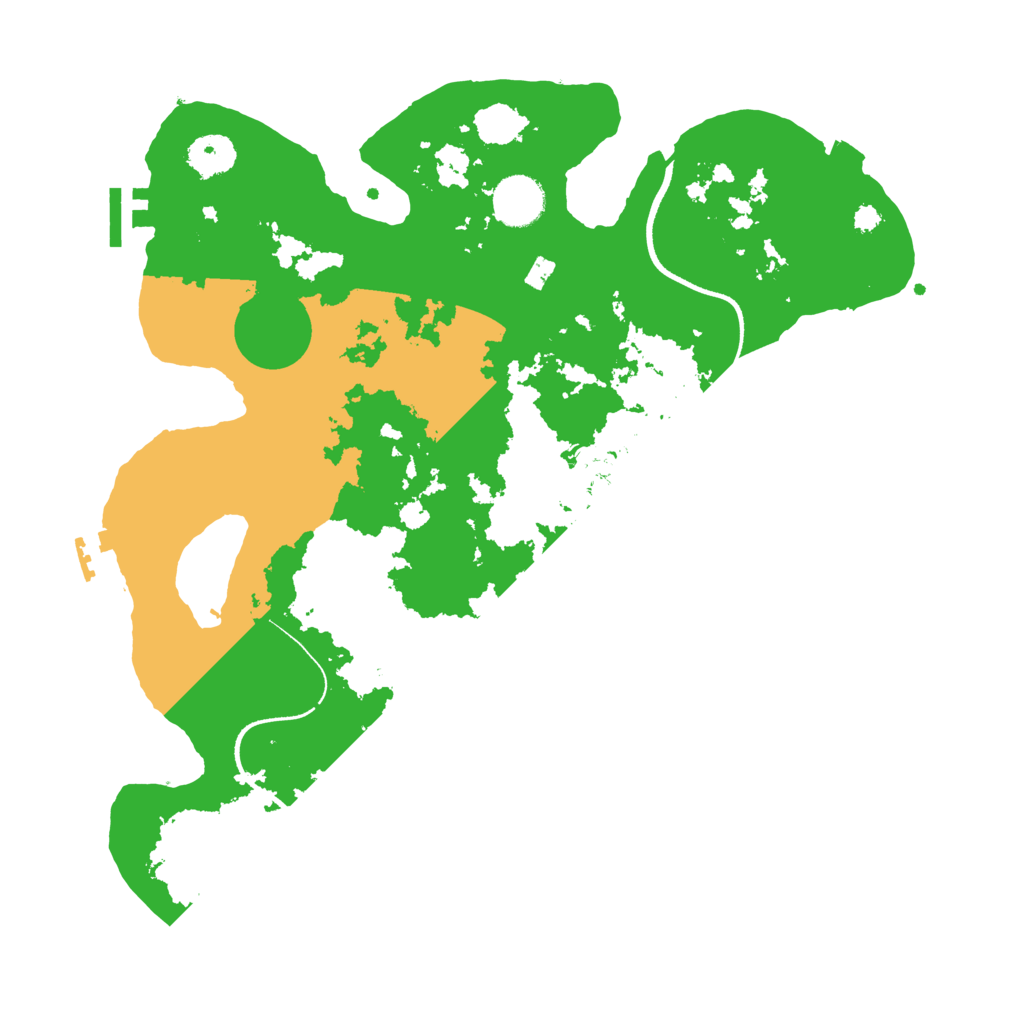 Biome Rust Map: Procedural Map, Size: 3500, Seed: 1034635708