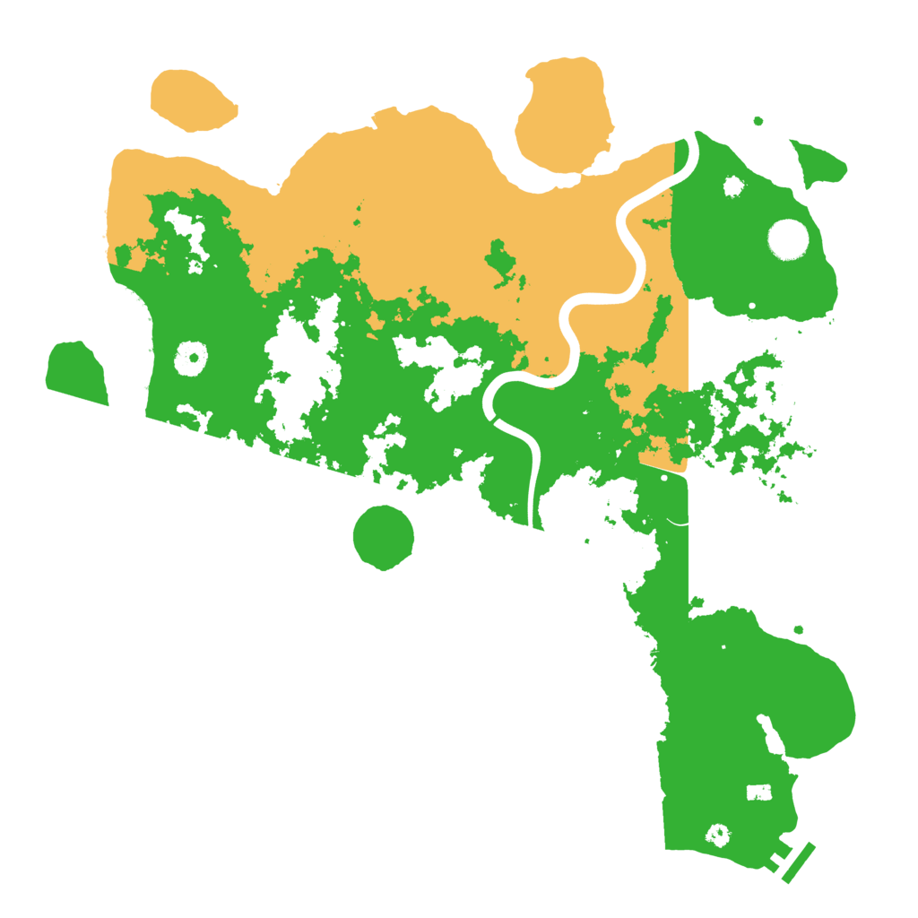 Biome Rust Map: Procedural Map, Size: 3998, Seed: 2147483647