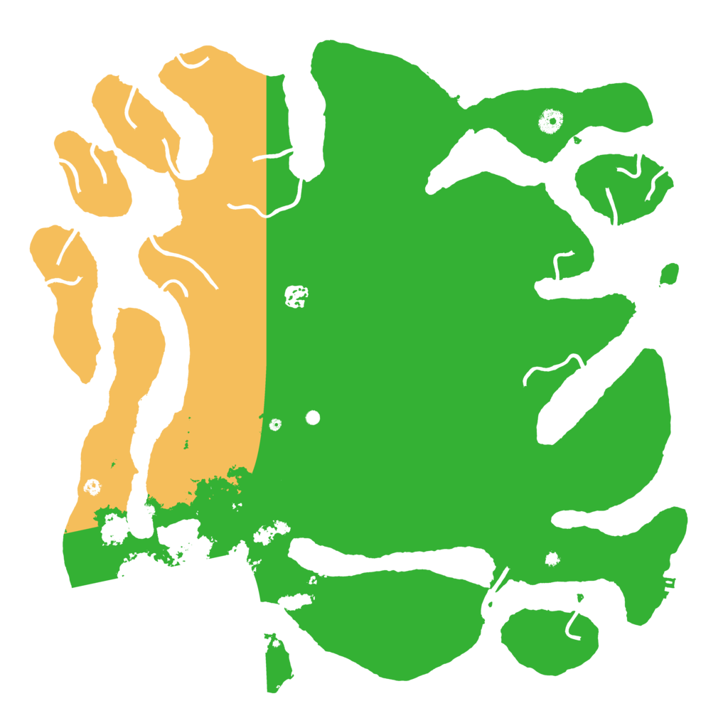 Biome Rust Map: Procedural Map, Size: 4500, Seed: 1001