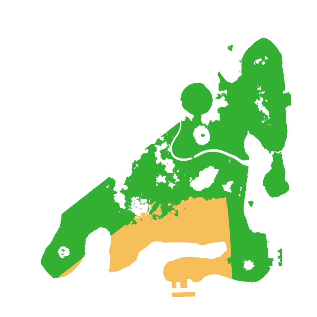 Biome Rust Map: Procedural Map, Size: 2774, Seed: 8372
