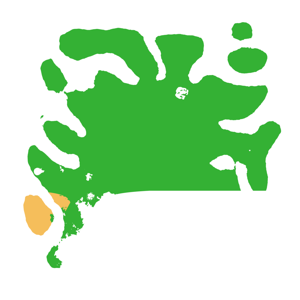 Biome Rust Map: Barren, Size: 3600, Seed: 712372