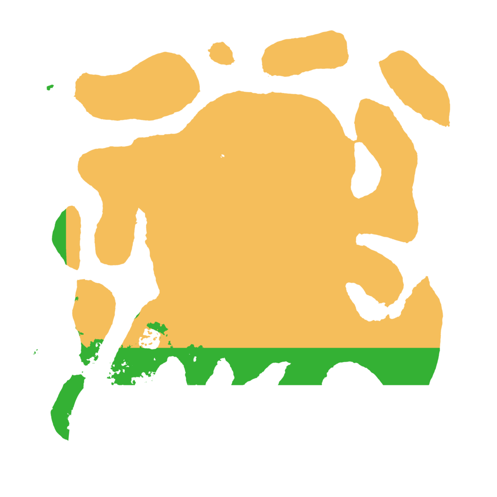 Biome Rust Map: Barren, Size: 3500, Seed: 1968929280