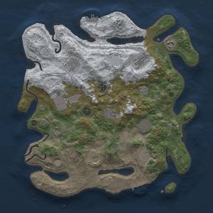 Thumbnail Rust Map: Procedural Map, Size: 3750, Seed: 1141539244, 20 Monuments