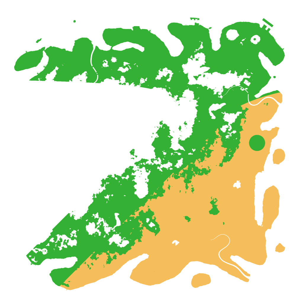 Biome Rust Map: Procedural Map, Size: 5000, Seed: 57535731