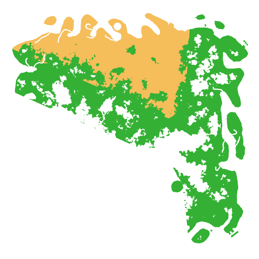 Biome Rust Map: Procedural Map, Size: 6000, Seed: 985572718