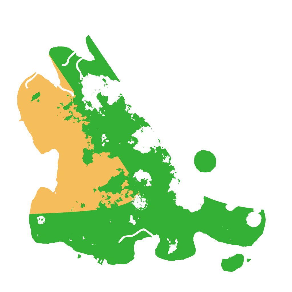 Biome Rust Map: Procedural Map, Size: 3600, Seed: 22609