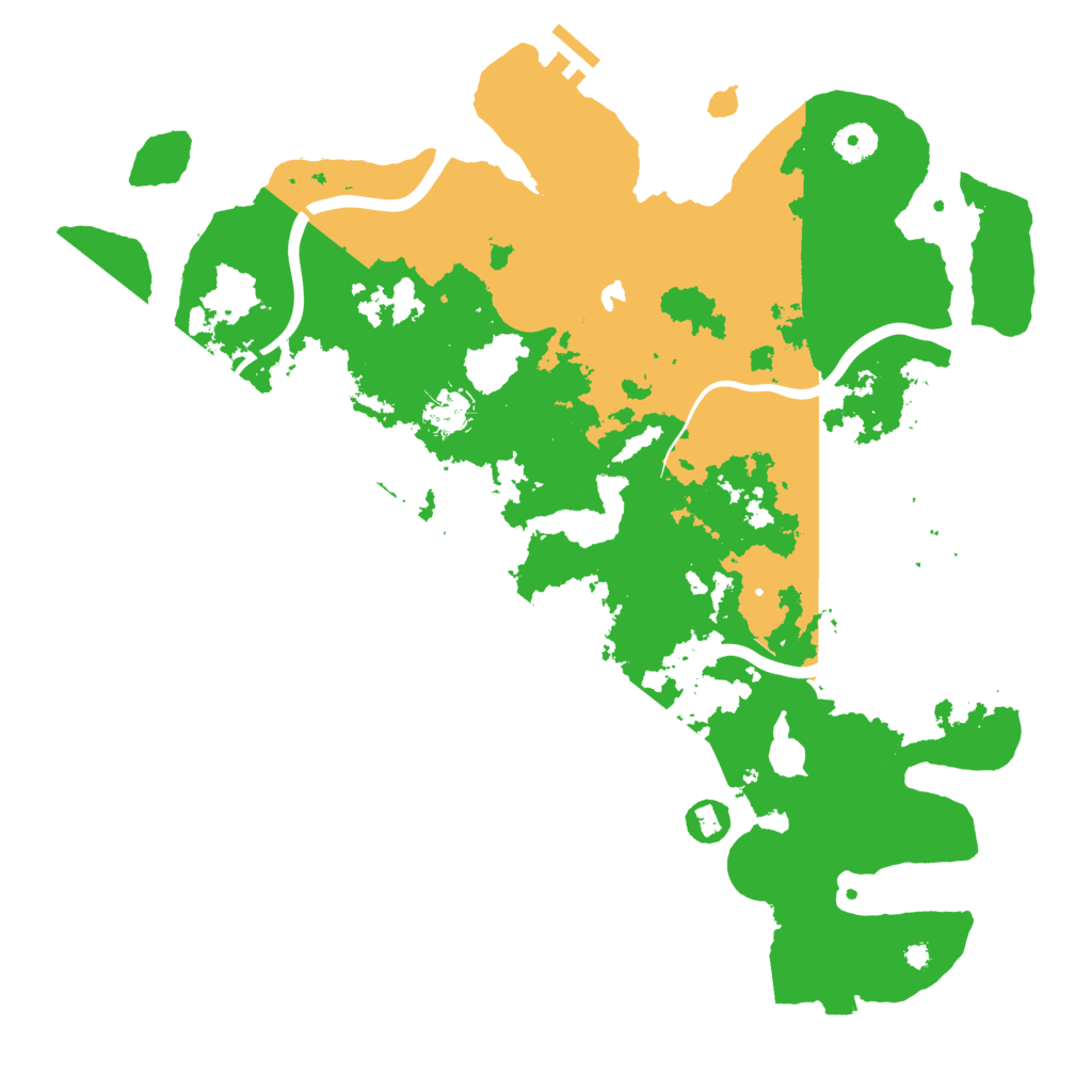 Biome Rust Map: Procedural Map, Size: 4000, Seed: 634550107