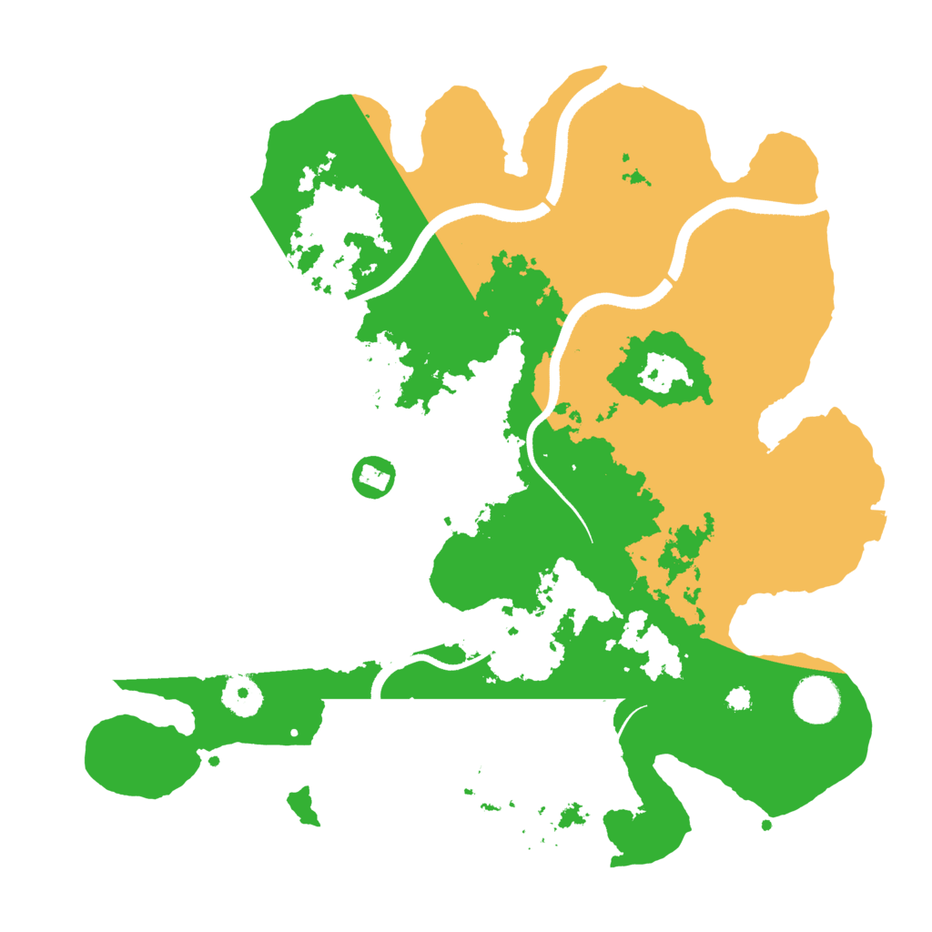 Biome Rust Map: Procedural Map, Size: 3500, Seed: 1916854664