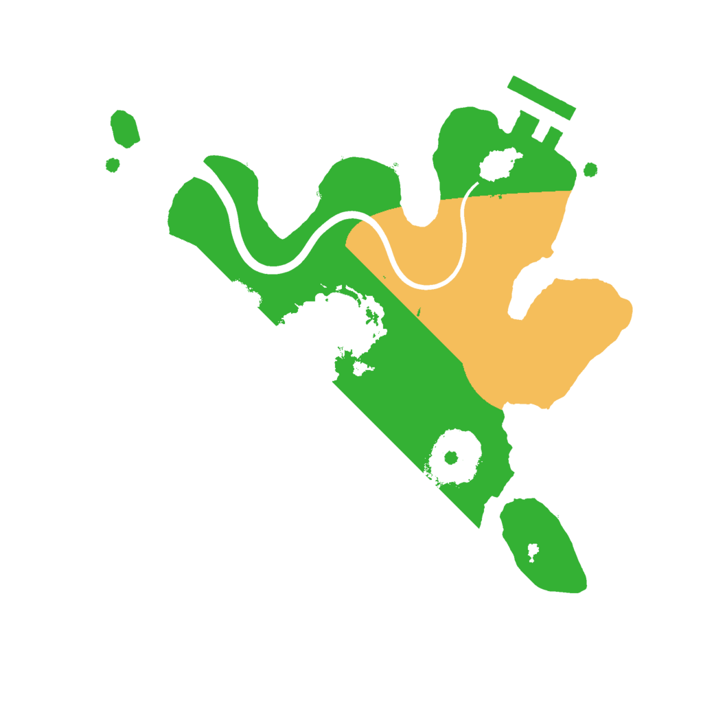 Biome Rust Map: Procedural Map, Size: 2000, Seed: 1487632