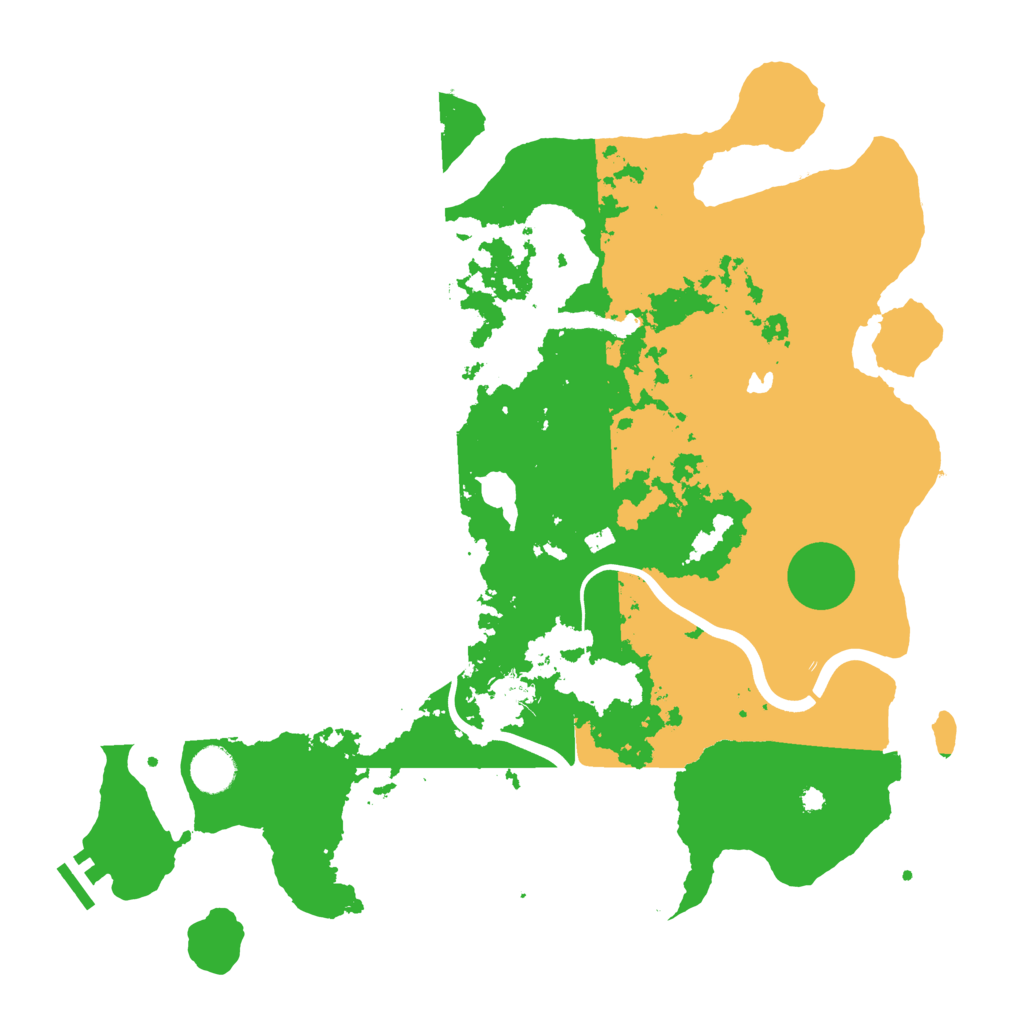 Biome Rust Map: Procedural Map, Size: 4000, Seed: 841827812
