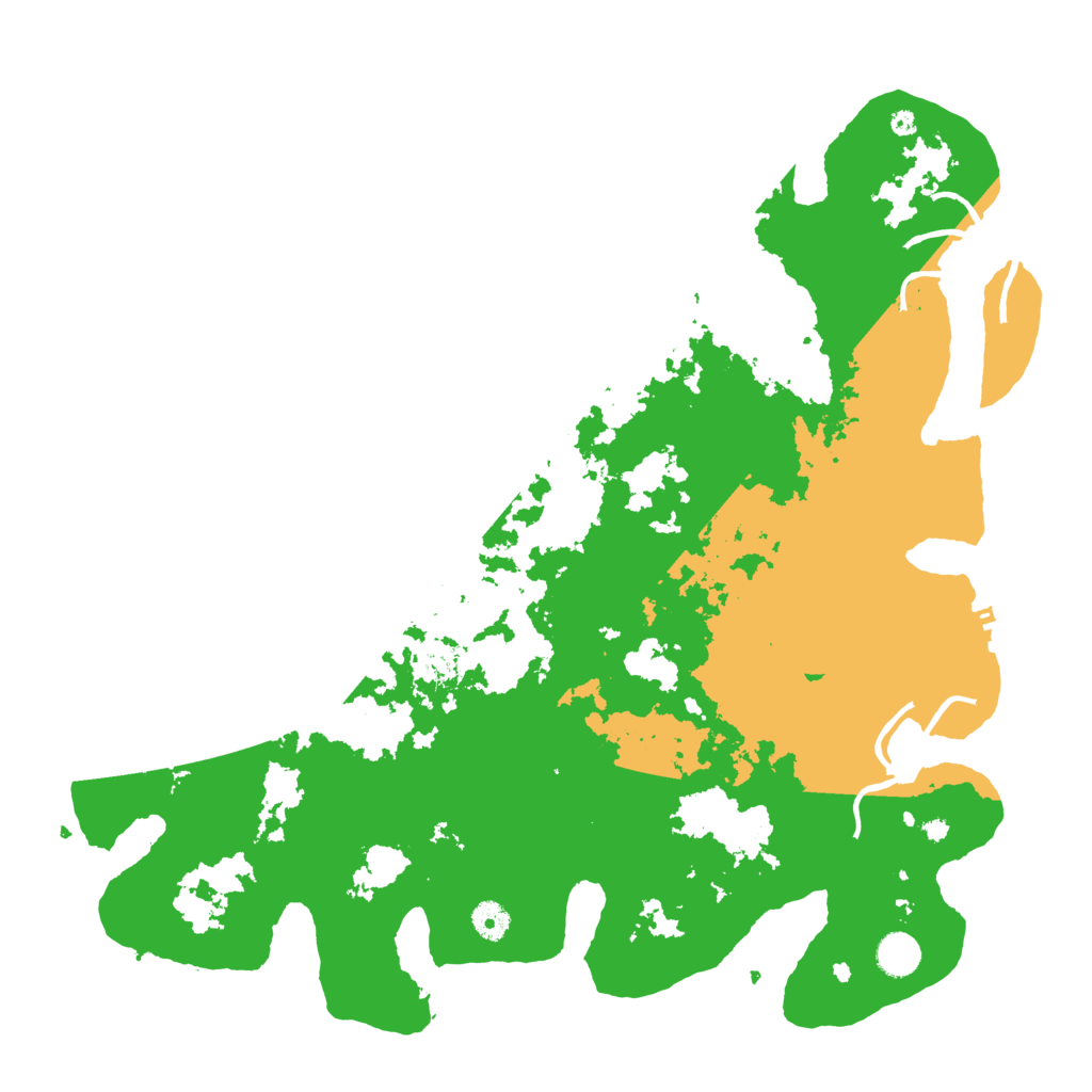 Biome Rust Map: Procedural Map, Size: 4350, Seed: 35537