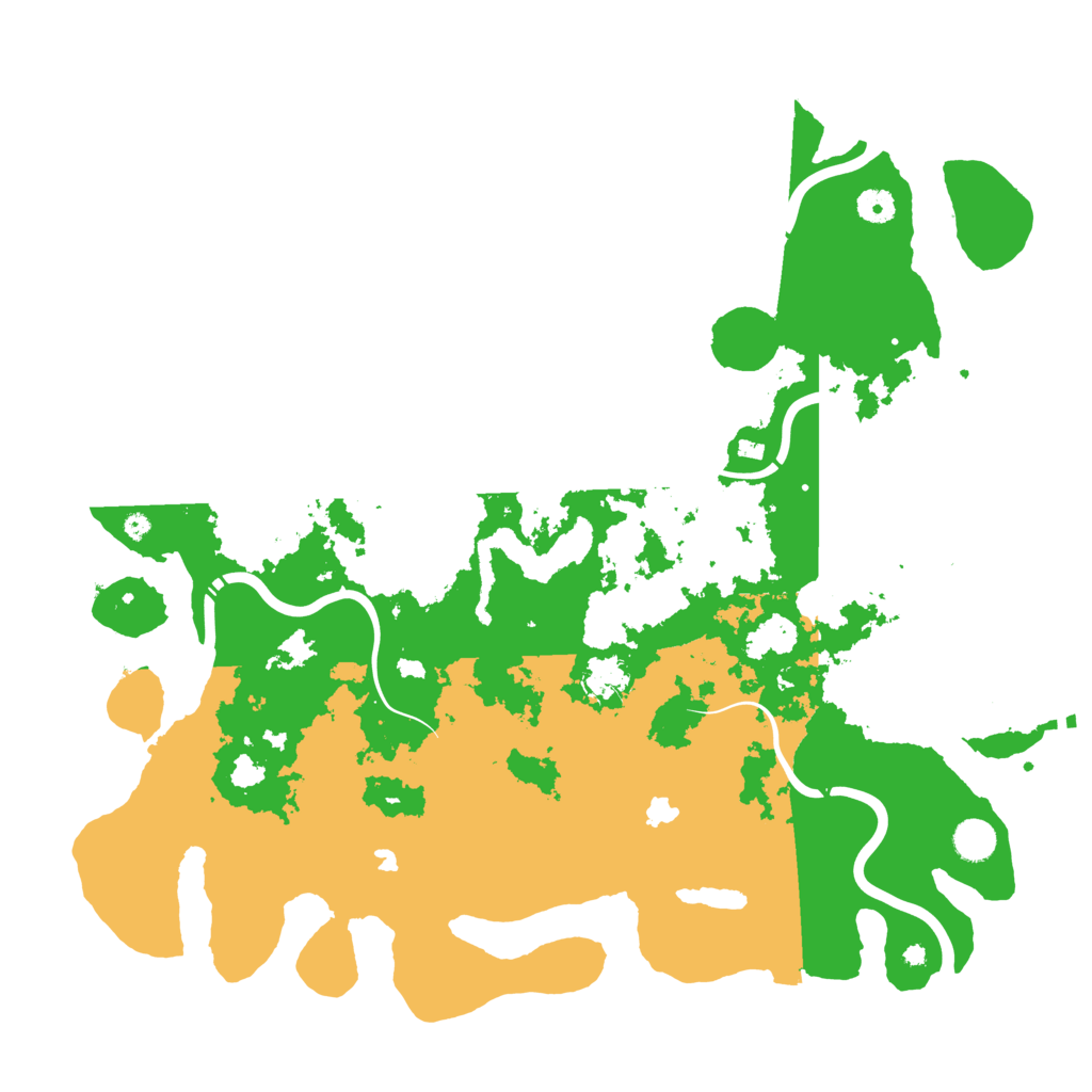 Biome Rust Map: Procedural Map, Size: 4500, Seed: 1174422415