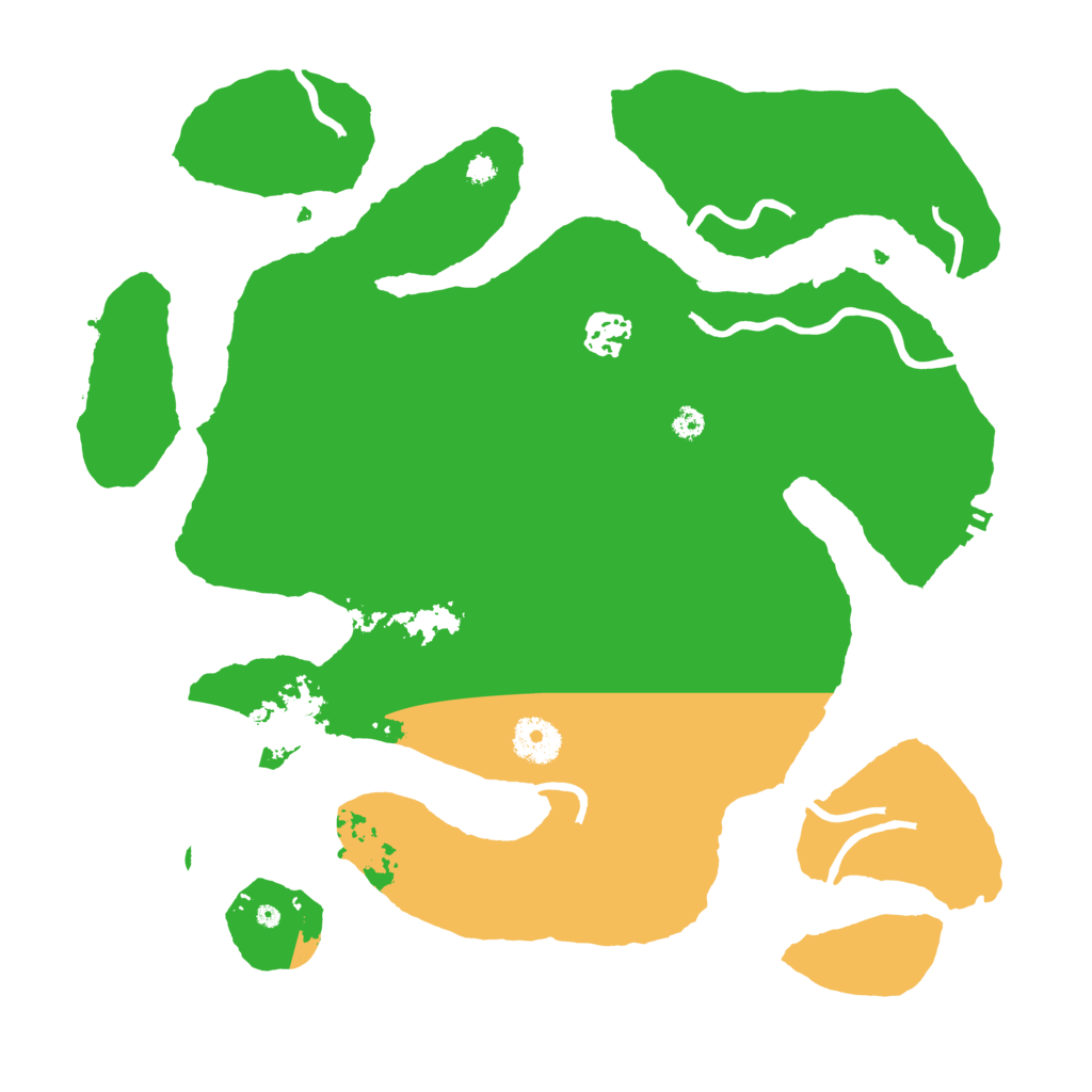 Biome Rust Map: Procedural Map, Size: 3500, Seed: 177306707