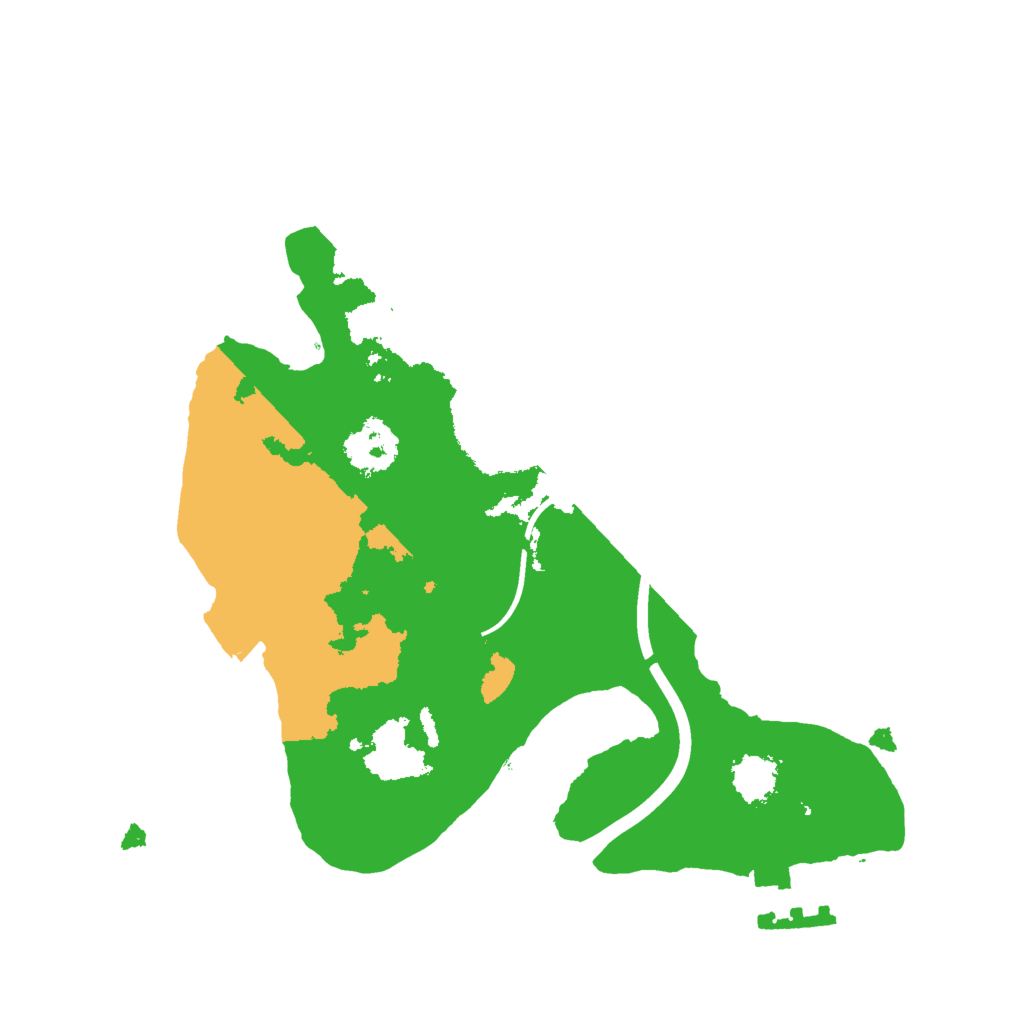 Biome Rust Map: Procedural Map, Size: 2000, Seed: 42909