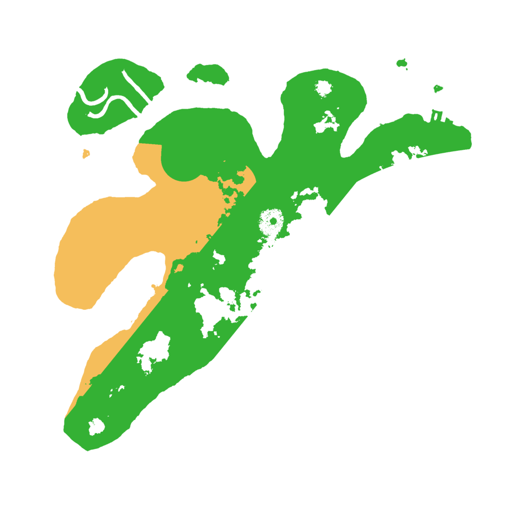 Biome Rust Map: Procedural Map, Size: 3000, Seed: 16731