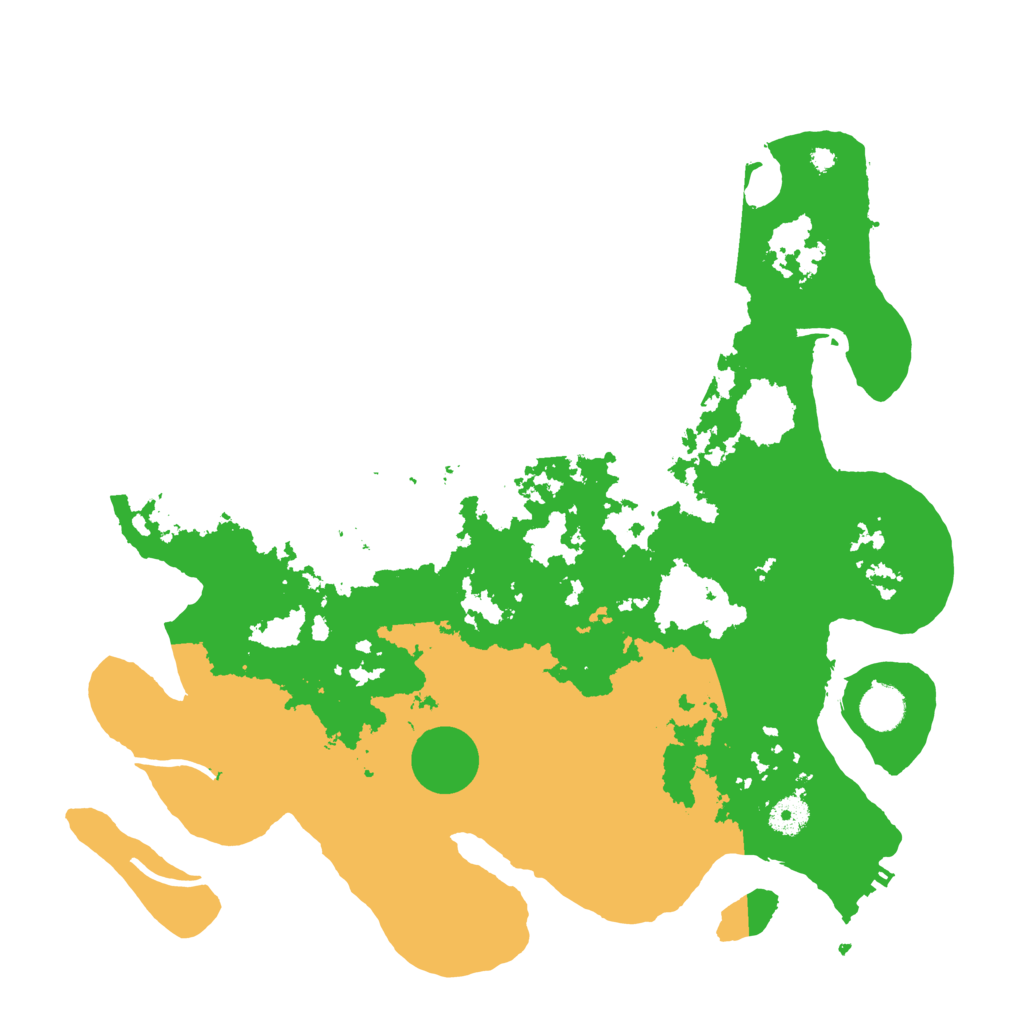 Biome Rust Map: Procedural Map, Size: 4000, Seed: 25498