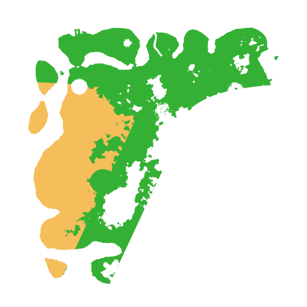 Biome Rust Map: Procedural Map, Size: 3500, Seed: 86641