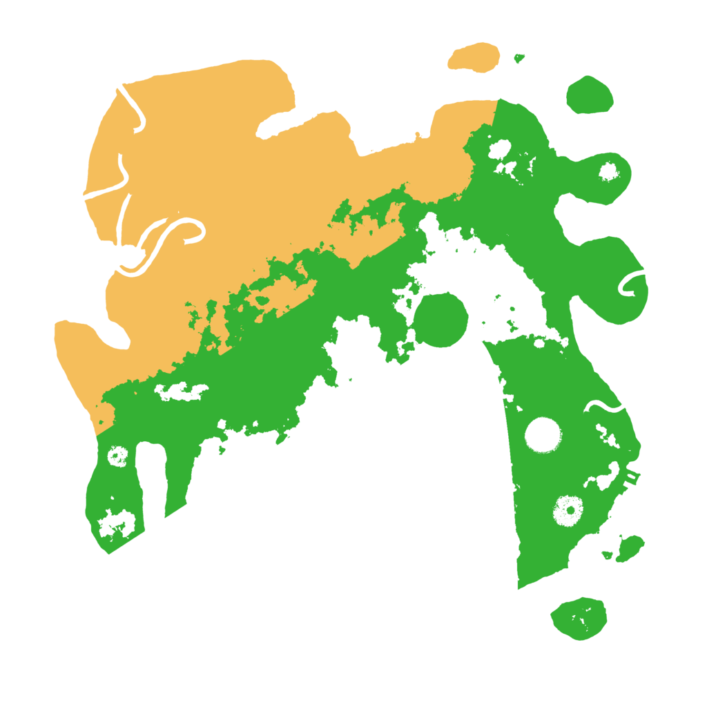 Biome Rust Map: Procedural Map, Size: 3500, Seed: 34567