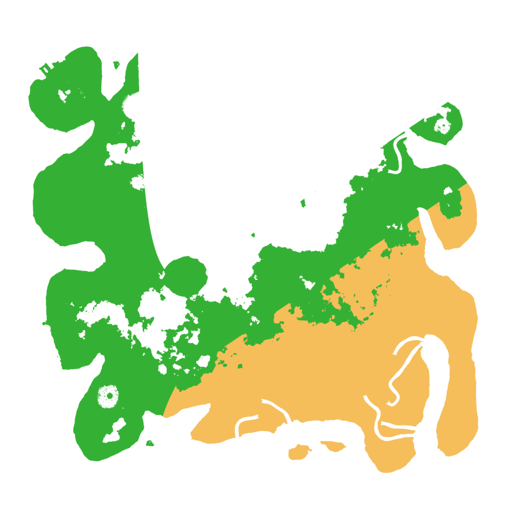 Biome Rust Map: Procedural Map, Size: 3500, Seed: 112307838