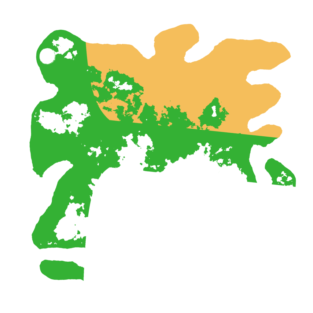 Biome Rust Map: Barren, Size: 3500, Seed: 11142523