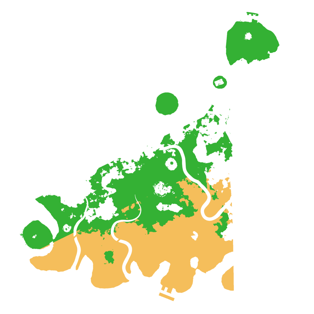 Biome Rust Map: Procedural Map, Size: 4000, Seed: 412453042
