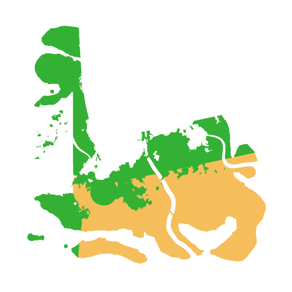 Biome Rust Map: Procedural Map, Size: 3000, Seed: 5345345