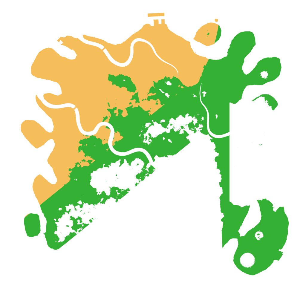 Biome Rust Map: Procedural Map, Size: 3700, Seed: 6984514