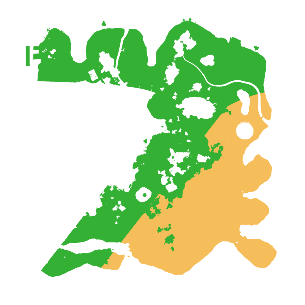 Biome Rust Map: Procedural Map, Size: 3100, Seed: 30210