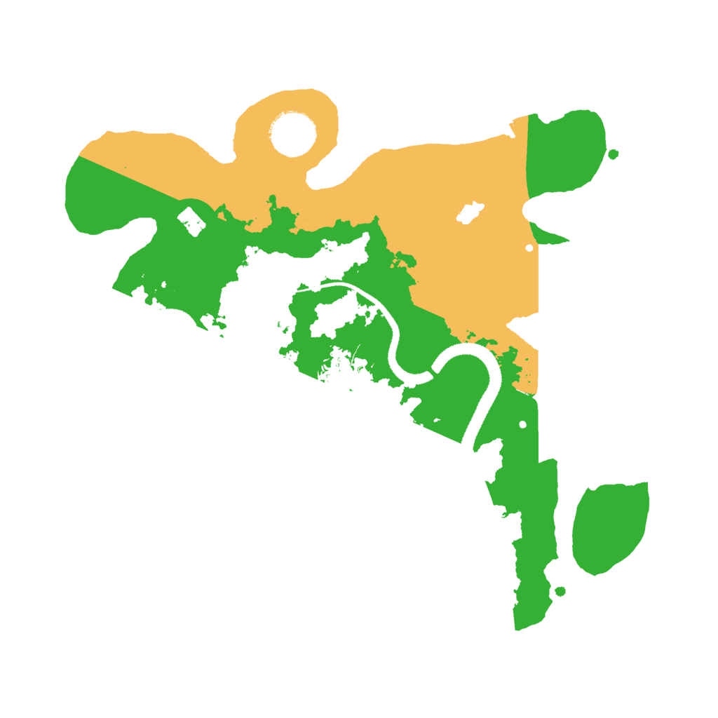 Biome Rust Map: Procedural Map, Size: 2800, Seed: 985572718