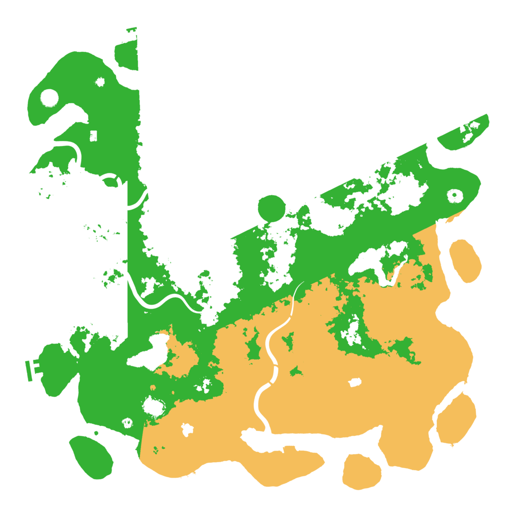 Biome Rust Map: Procedural Map, Size: 5000, Seed: 90543
