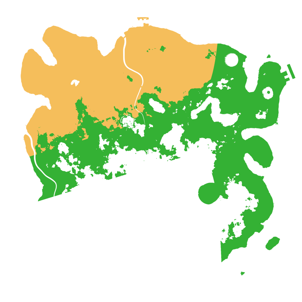 Biome Rust Map: Procedural Map, Size: 4000, Seed: 41701509