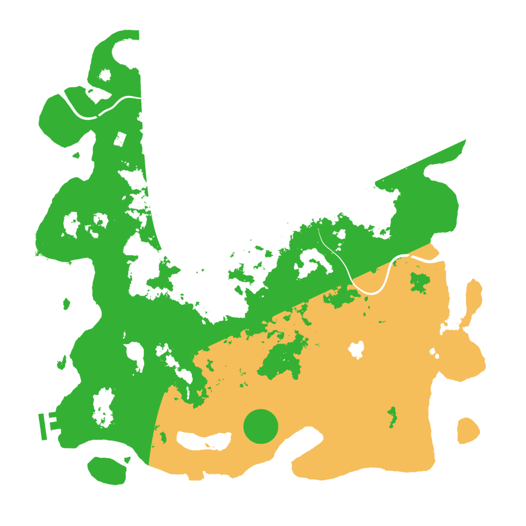 Biome Rust Map: Procedural Map, Size: 4000, Seed: 126