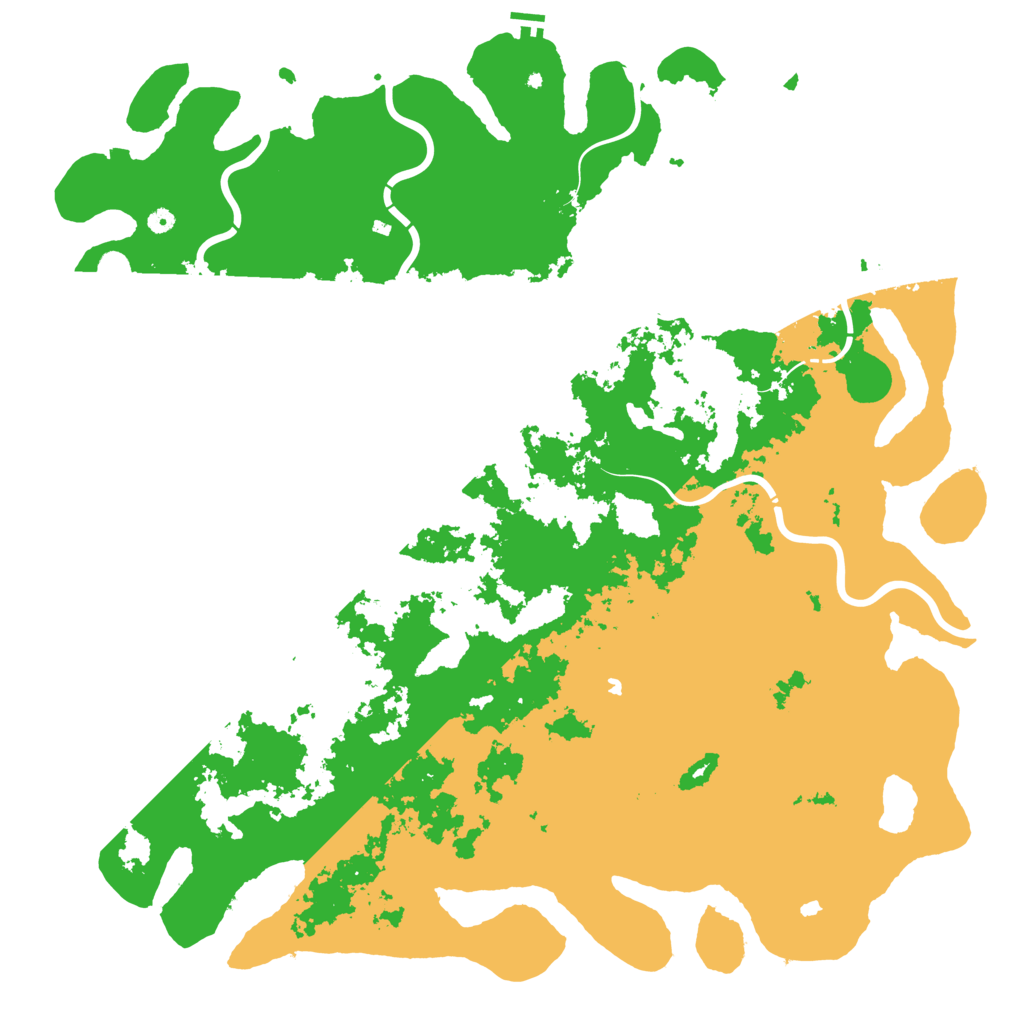 Biome Rust Map: Procedural Map, Size: 6000, Seed: 474356564