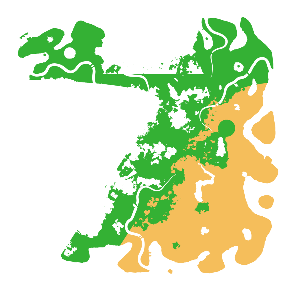 Biome Rust Map: Procedural Map, Size: 4600, Seed: 78941145