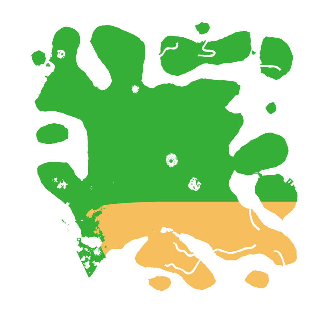 Biome Rust Map: Procedural Map, Size: 3800, Seed: 613669974