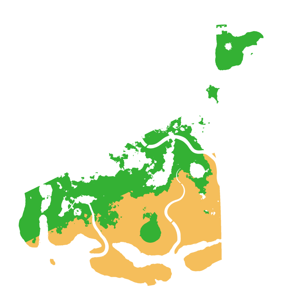 Biome Rust Map: Procedural Map, Size: 3850, Seed: 42231990