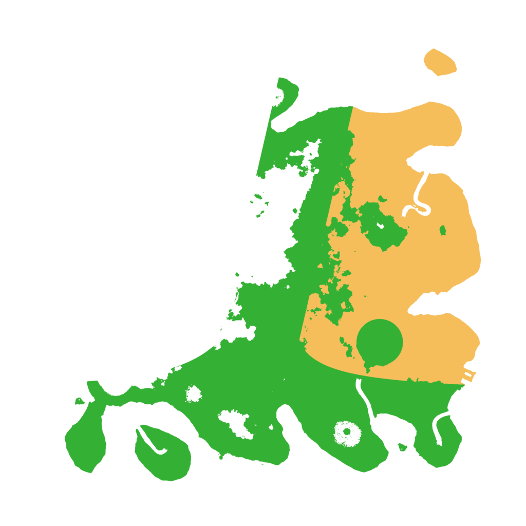 Biome Rust Map: Procedural Map, Size: 3000, Seed: 28413841