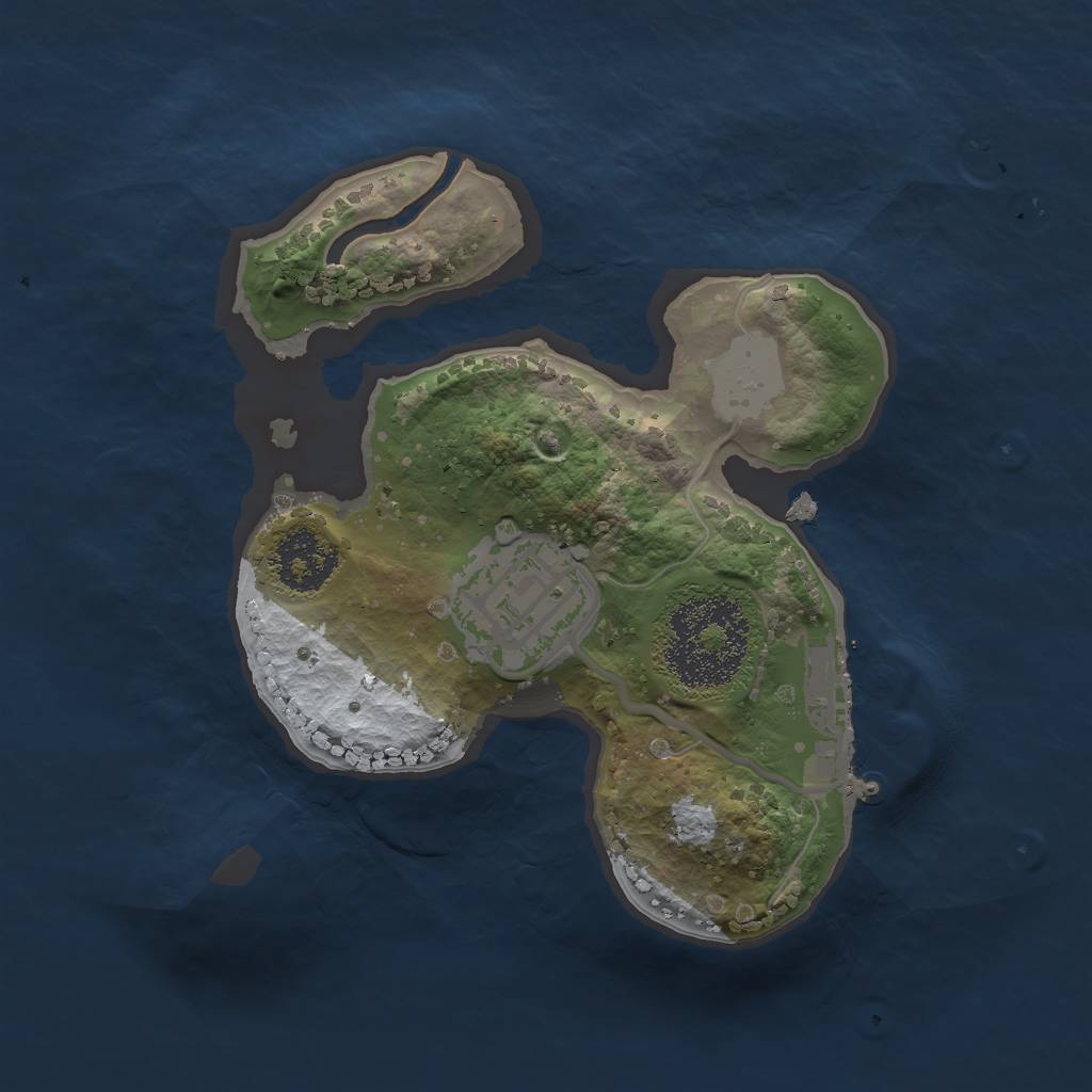 Rust Map: Procedural Map, Size: 1800, Seed: 87687, 7 Monuments