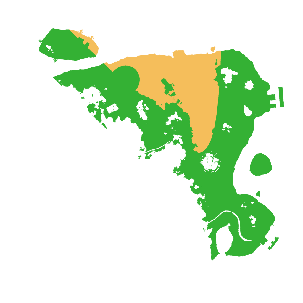 Biome Rust Map: Procedural Map, Size: 3000, Seed: 443509021