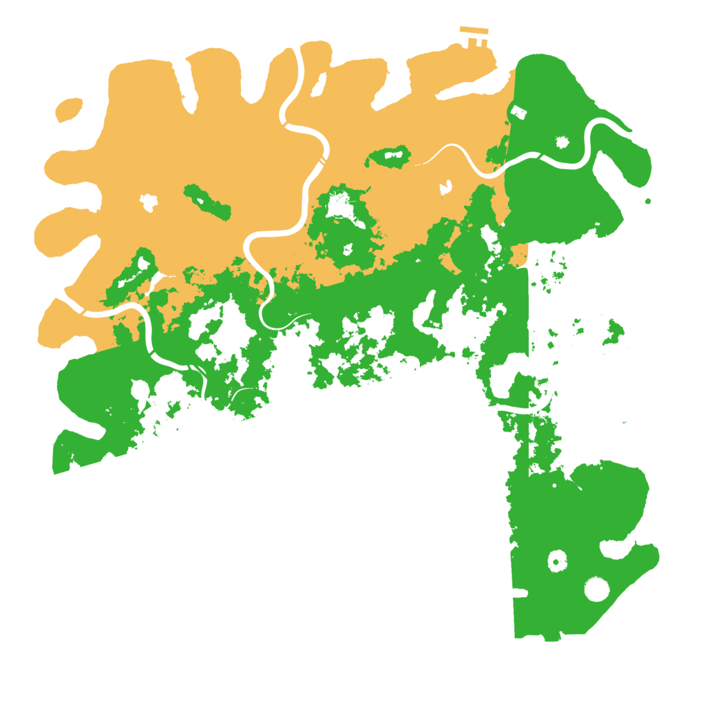 Biome Rust Map: Procedural Map, Size: 5000, Seed: 20211002