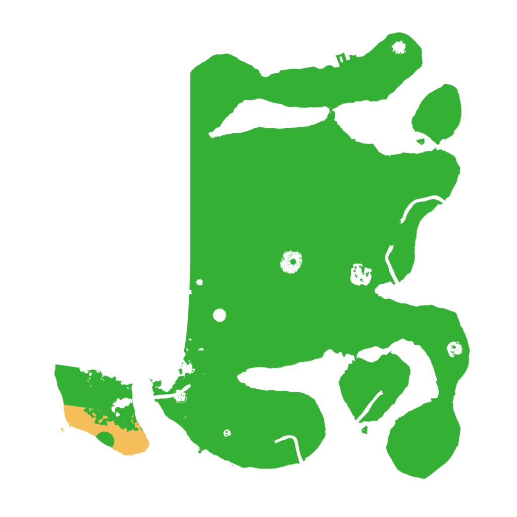 Biome Rust Map: Procedural Map, Size: 3500, Seed: 81954805