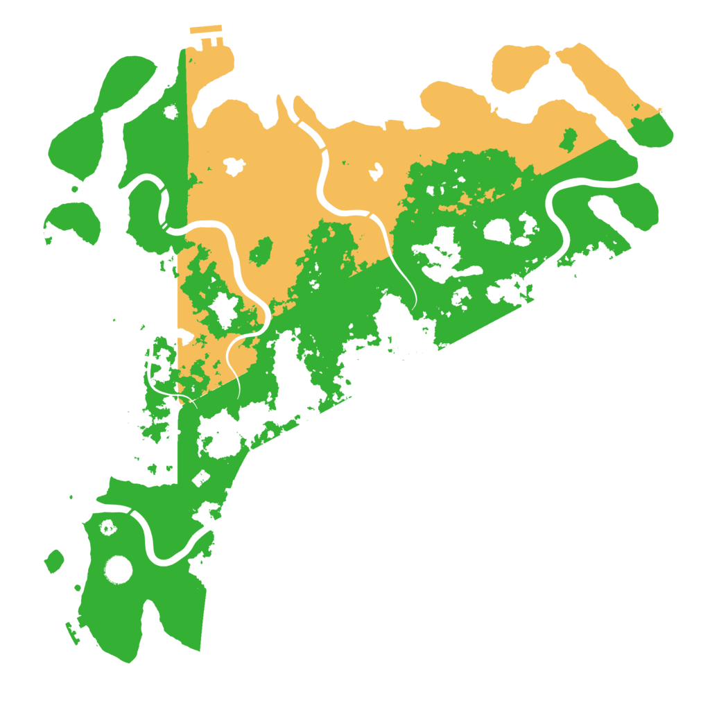 Biome Rust Map: Procedural Map, Size: 4500, Seed: 84210296
