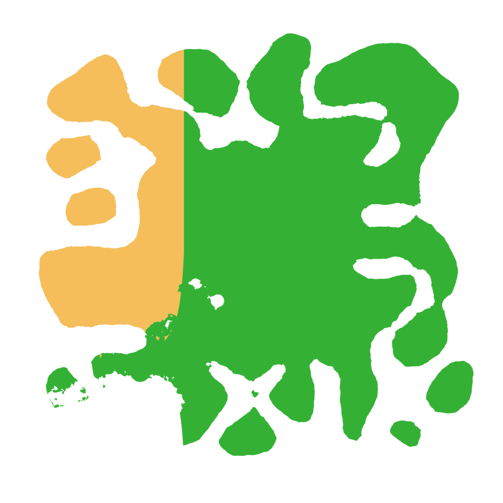 Biome Rust Map: Barren, Size: 3500, Seed: 658425