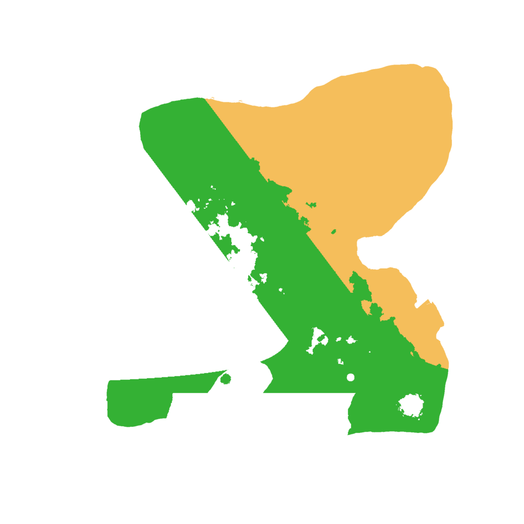 Biome Rust Map: Procedural Map, Size: 2000, Seed: 6574